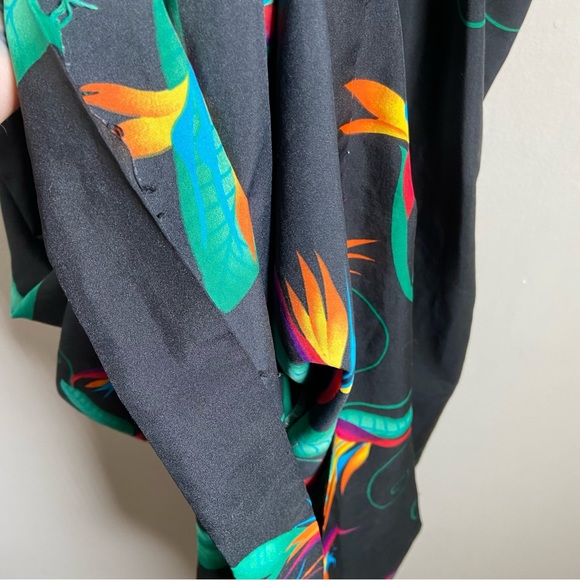 Vintage Handmade Birds of Paradise Tent Dress - Picture 6 of 7